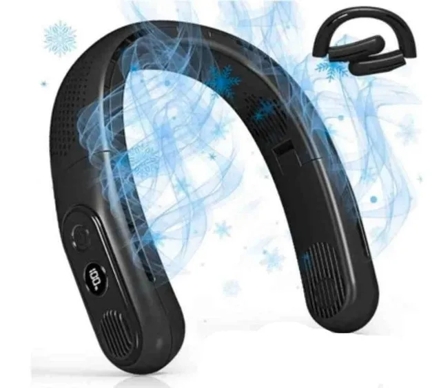 OLV Portable Neck Fan Rechargeable 4 Turbo 6000mAh 360°