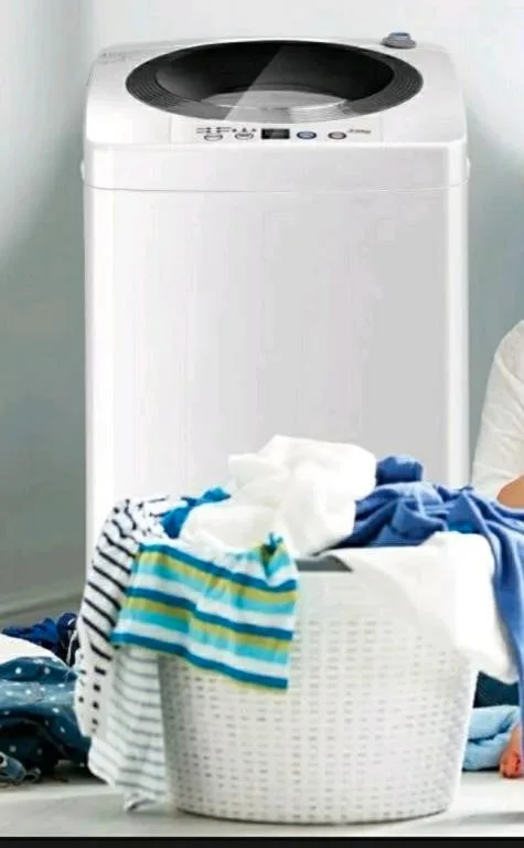7.7lbs Washing Machine, White Costway thumbnail
