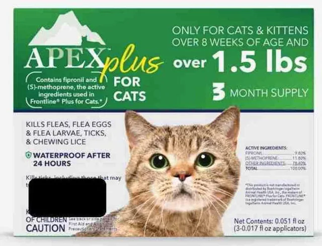 Apex Plus Cat Flea and Tick Treatmen thumbnail