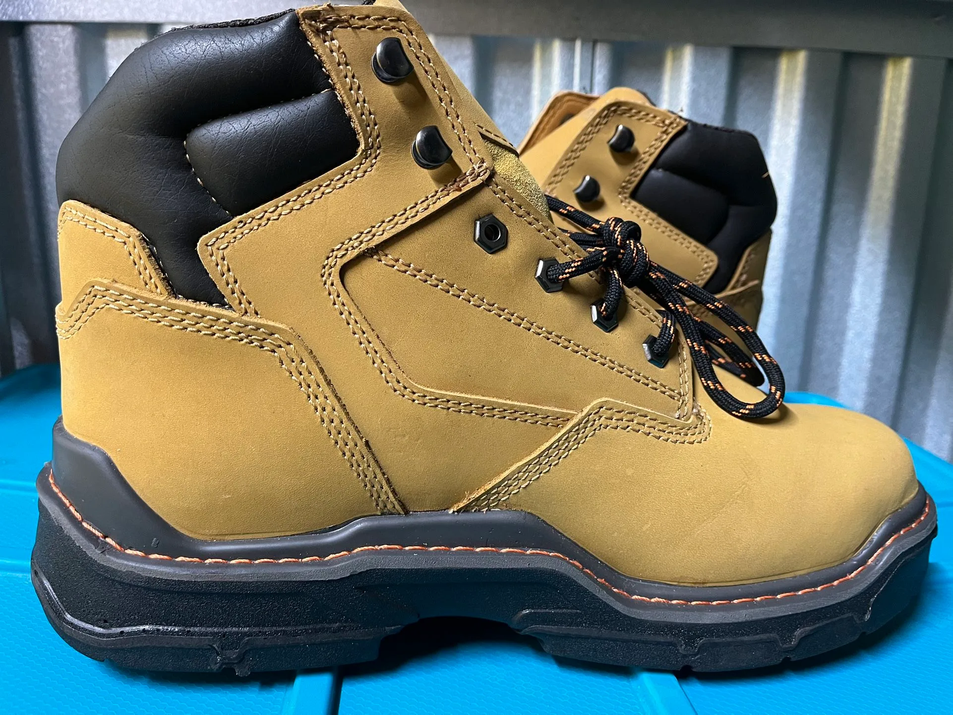Wolverine Raider Steel Toe Work Boots - Men's Size 10.5🥕 image indicator(4)