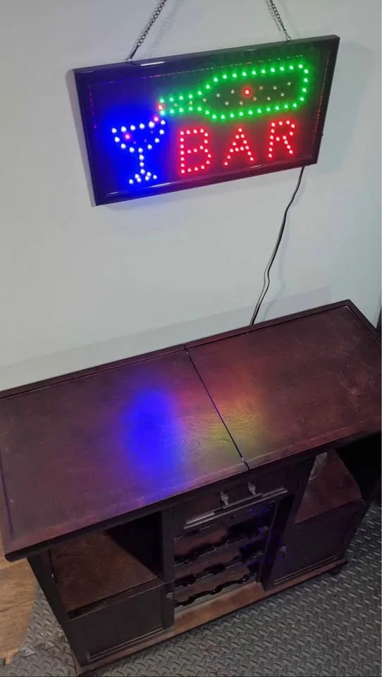 Wooden Bar and Stool for sale image indicator(2)