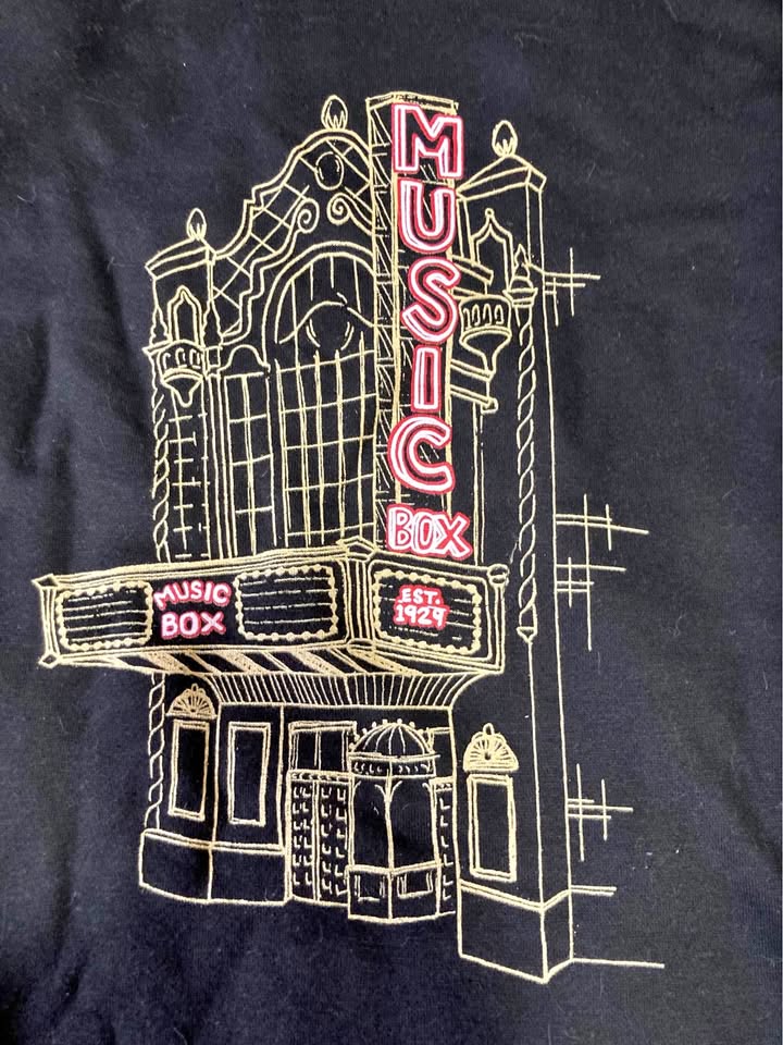 Music Box Theatre 2XL crew neck sweater