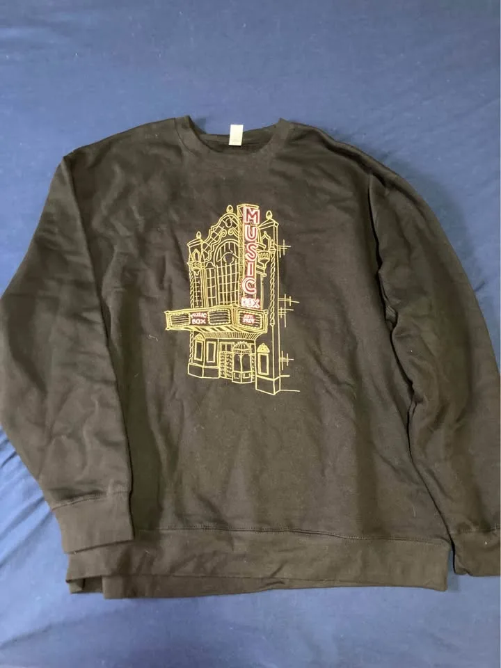 Music Box Theatre 2XL crew neck sweater image indicator(2)