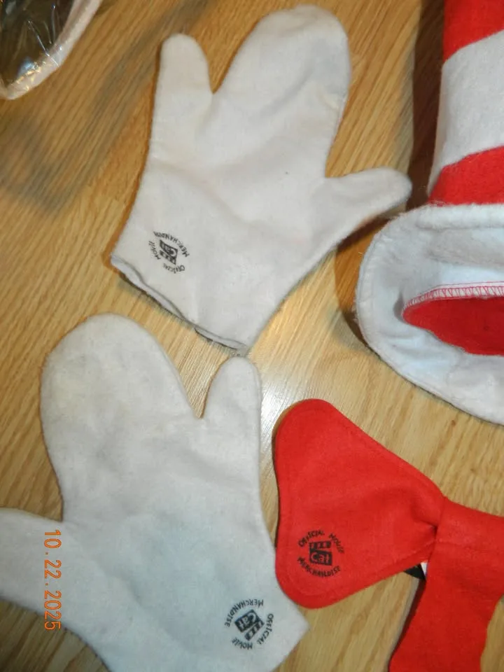 ADULT(I wore) CAT IN THE HAT COSTUME...VGUC-EUC image indicator(2)