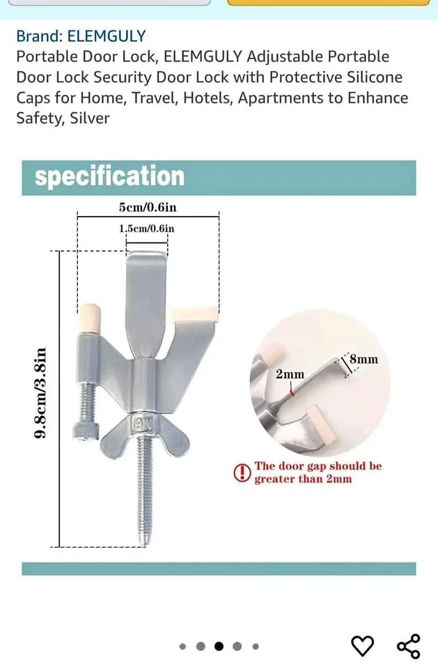 Portable Door lock- New thumbnail