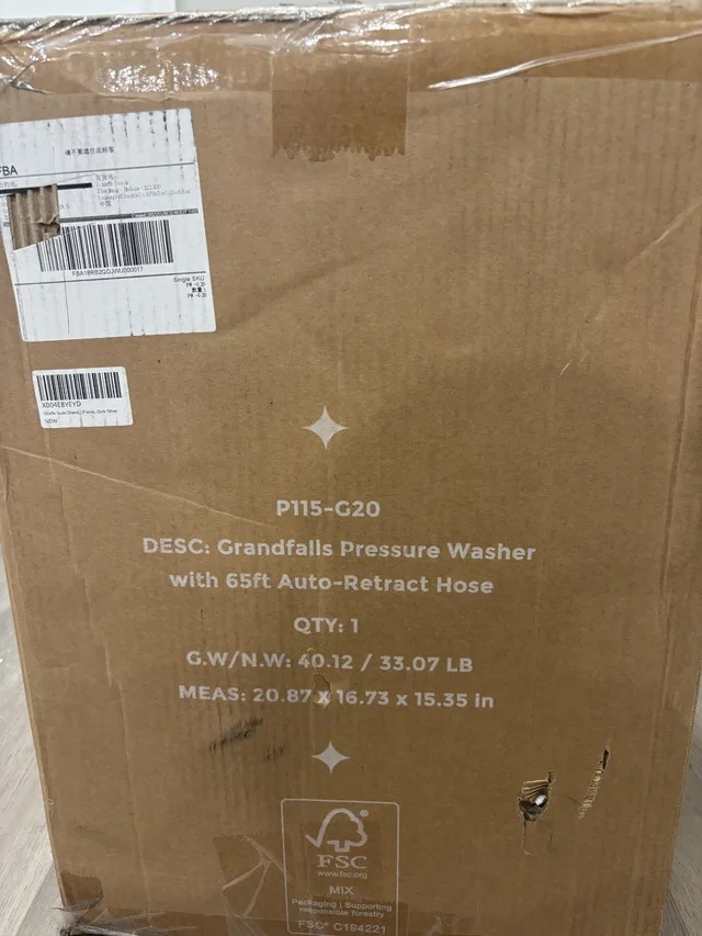 Giraffe Tools Grandfalls Retractable Pressure Washer image indicator(4)