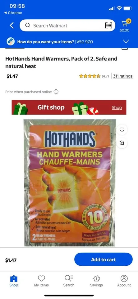 Hand warmer image indicator(3)