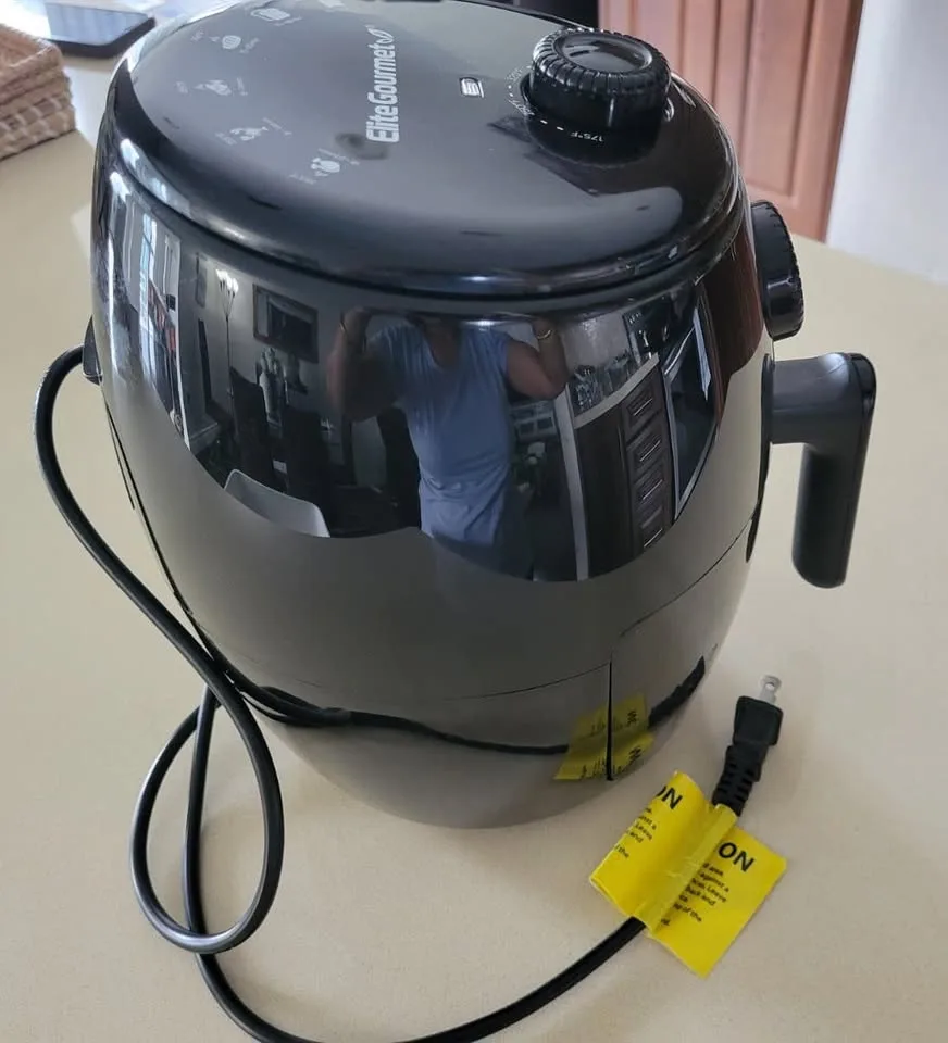 Elite Gourmet Compact Air Fryer – 2.1 Qt, Black image indicator(5)