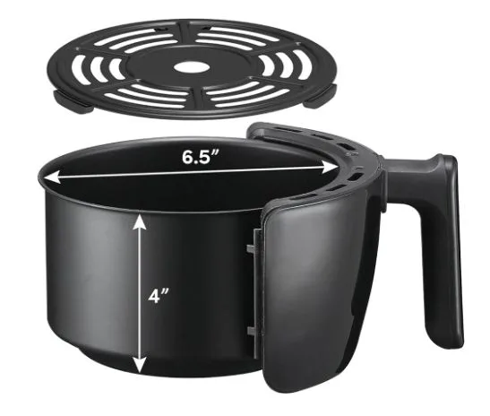 Elite Gourmet Compact Air Fryer – 2.1 Qt, Black image indicator(7)