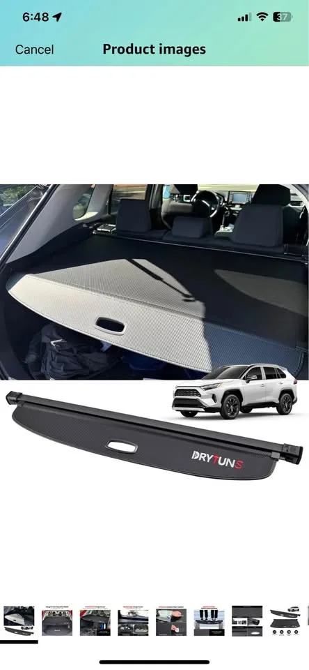 (New) Retractable Trunk Cover for Toyota RAV4 thumbnail