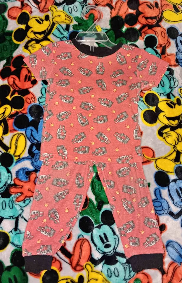 18 Months Fire Truck PJs $3