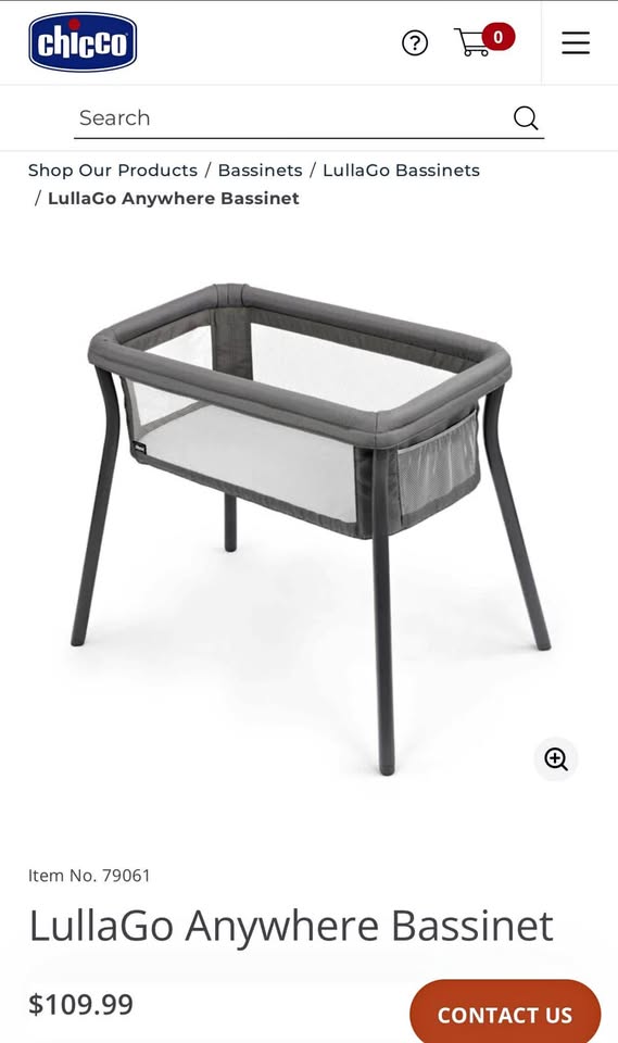 LullaGo Anywhere Bassinet Chic