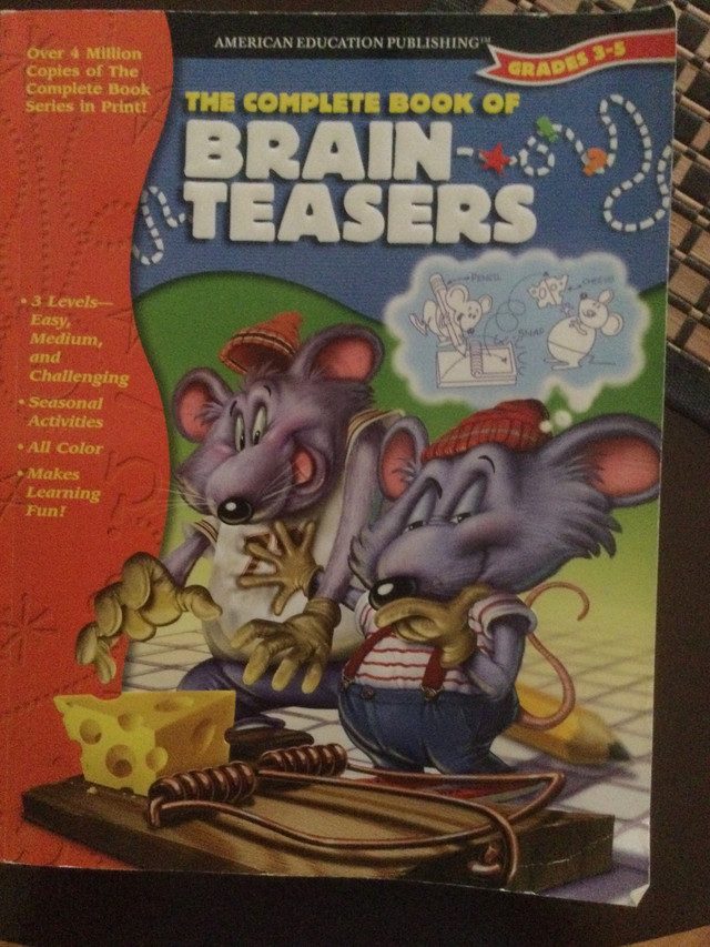 The Complete Book of Brain Teasers for grades 3 - 5