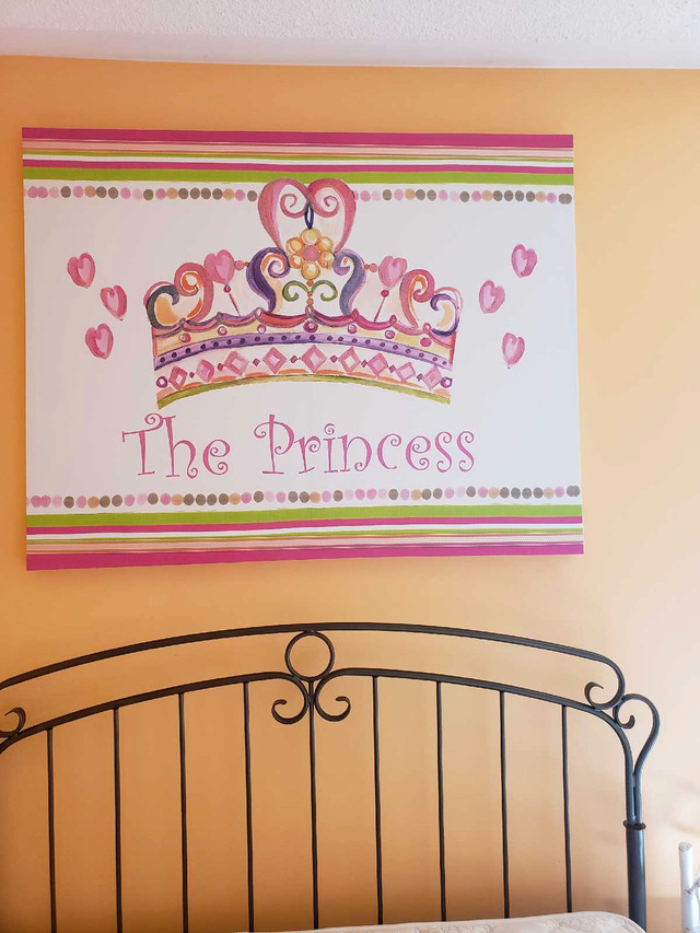 Princess canvas print