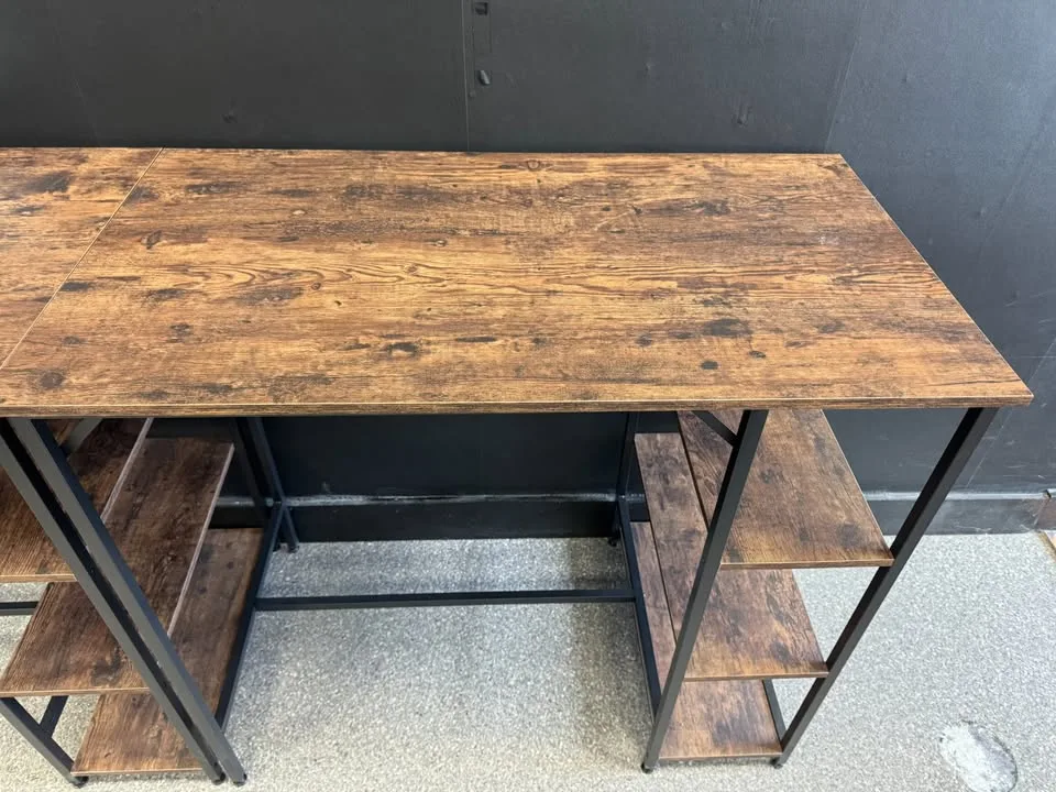 Bar Height Dining Table - Rustic Industrial Style image indicator(5)