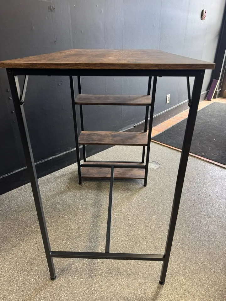 Bar Height Dining Table - Rustic Industrial Style image indicator(8)