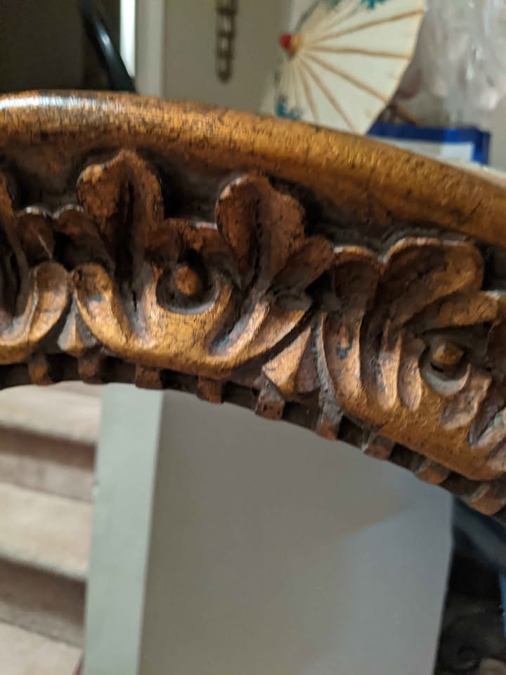 Oval Antique-Style Mirror - photo 3