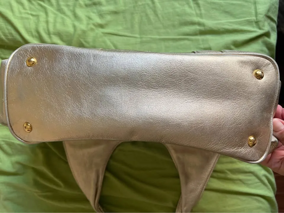 Michael Kors Metallica gold Hobo Bag image indicator(8)
