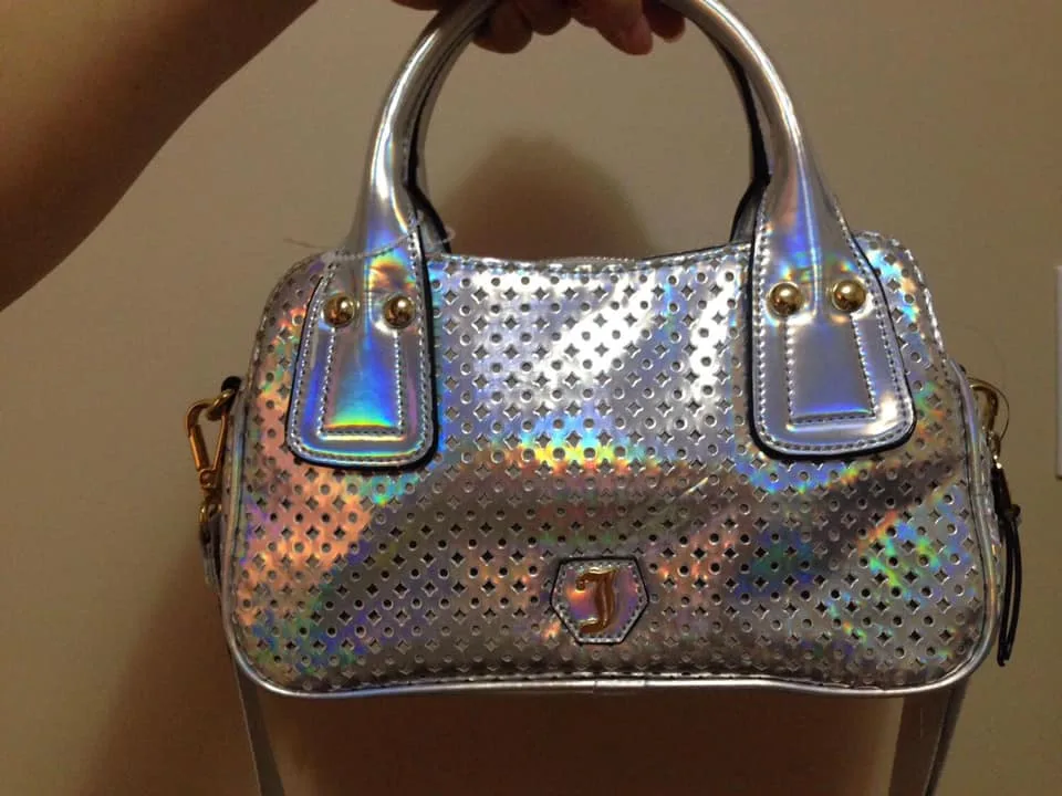 Juicy Couture Iridescent Silver Mini Sporty Crossbody image indicator(2)