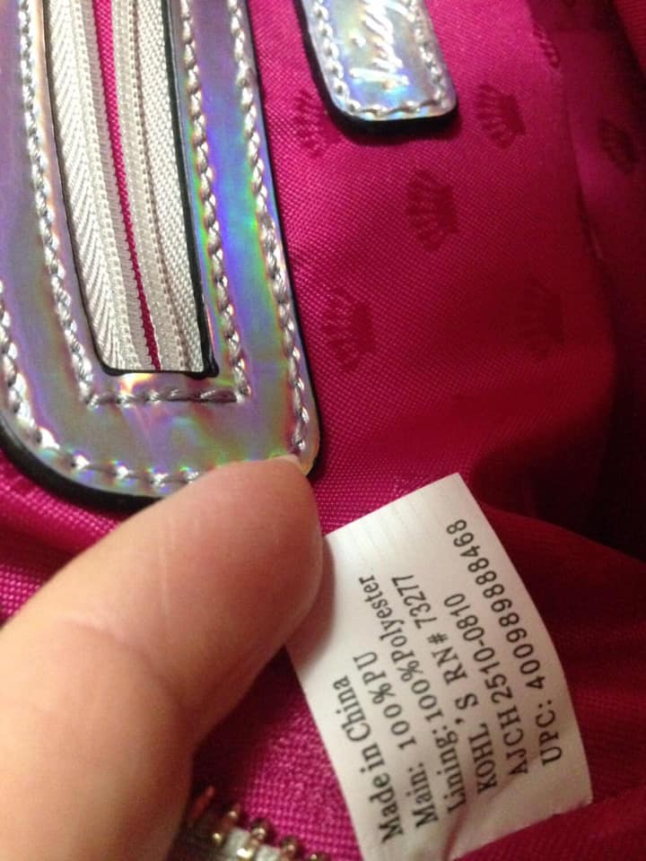 Juicy Couture Iridescent Silver Mini Sporty Crossbody - photo 5