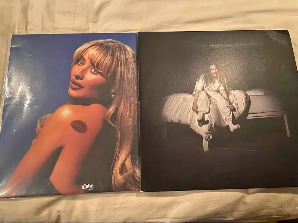 Billie Eilish & Sabrina Carpenter Vinyl Records thumbnail