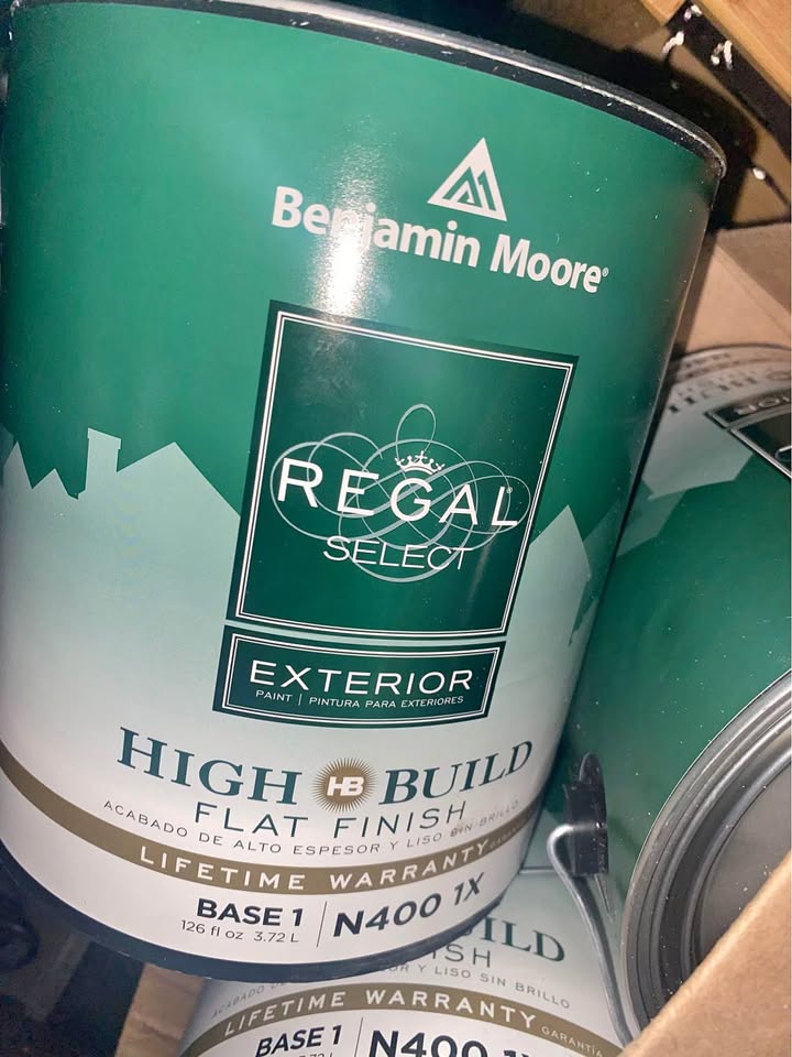 5 NEW Paint Cans/ Gallons Benjamin Moore regal select