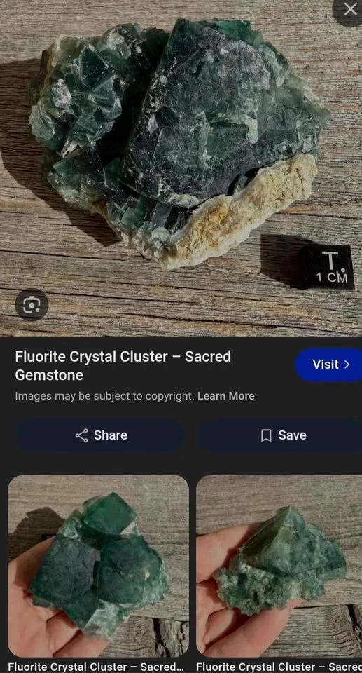 Green nature fluorite stone pillar image indicator(2)