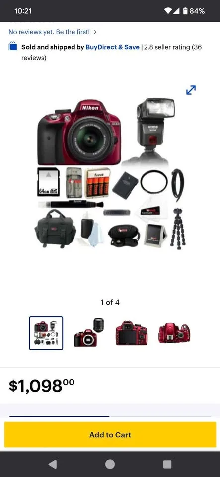 Nikon D3300 dslr with 18-55mm lens in mint condition image indicator(5)