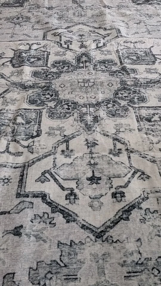 Brand new 9x12 Dolic Area Rug, Large Washable Rugs Grey image indicator(5)