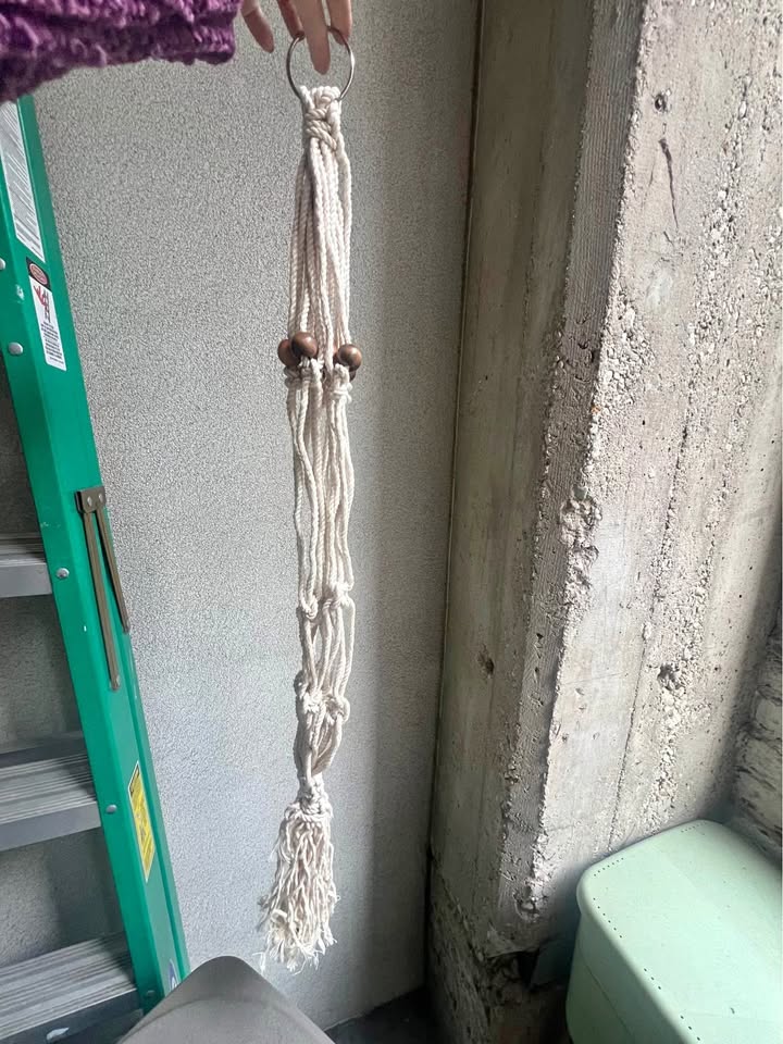 Macrame plant hanger