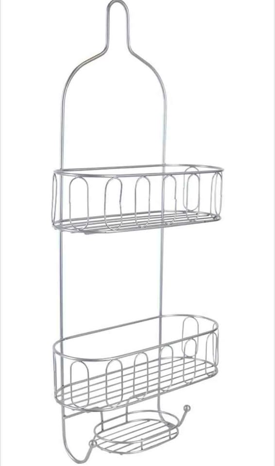 Home basics 2 tier shower caddy