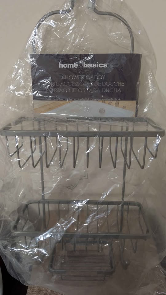 Home basics 2 tier shower caddy - photo 3