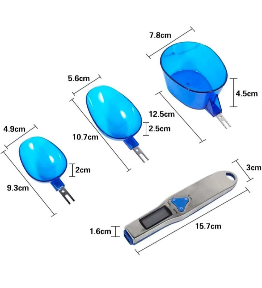 Accurate Electronic Digital Spoon Scale Weight 500/0.1g image indicator(3)