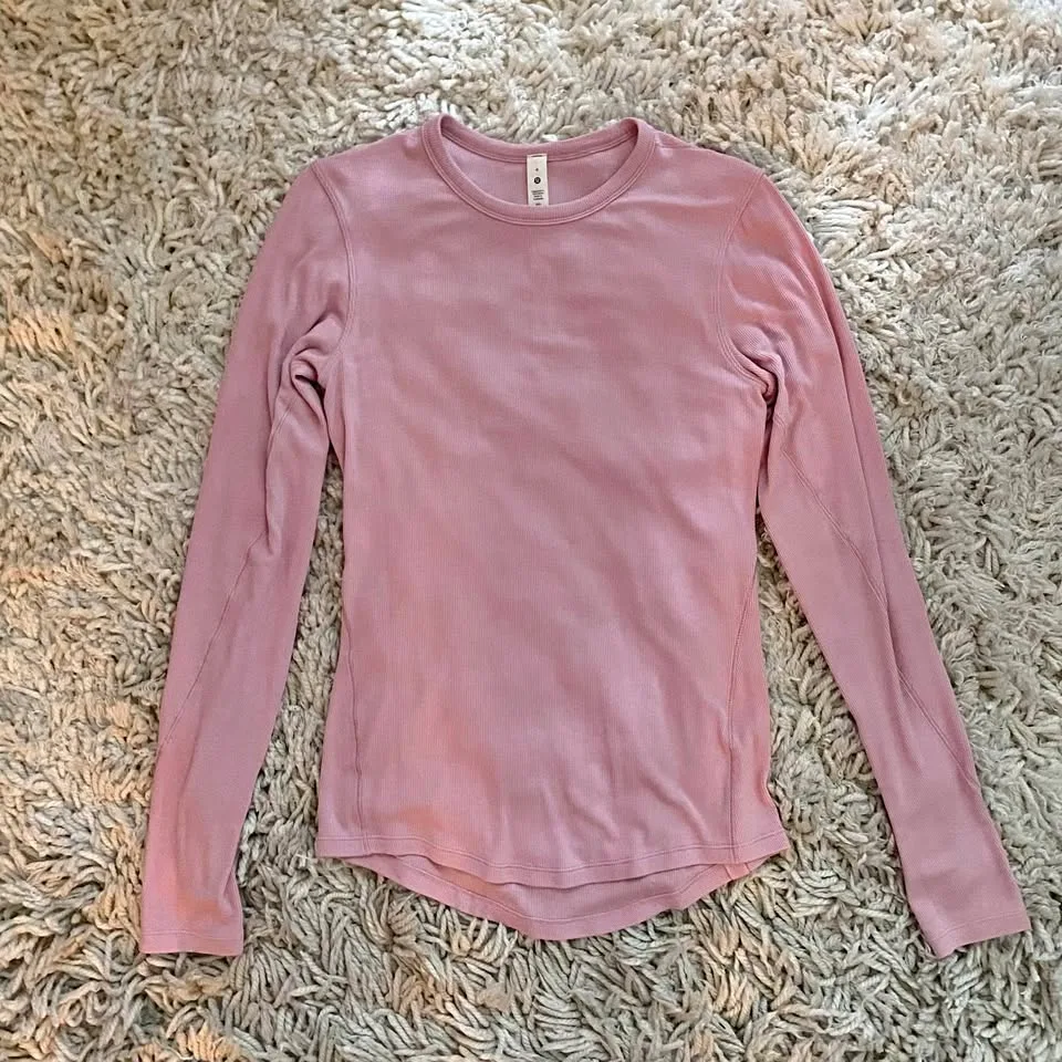 Lululemon Hold Tight Long Sleeve Shirt Size 4 thumbnail