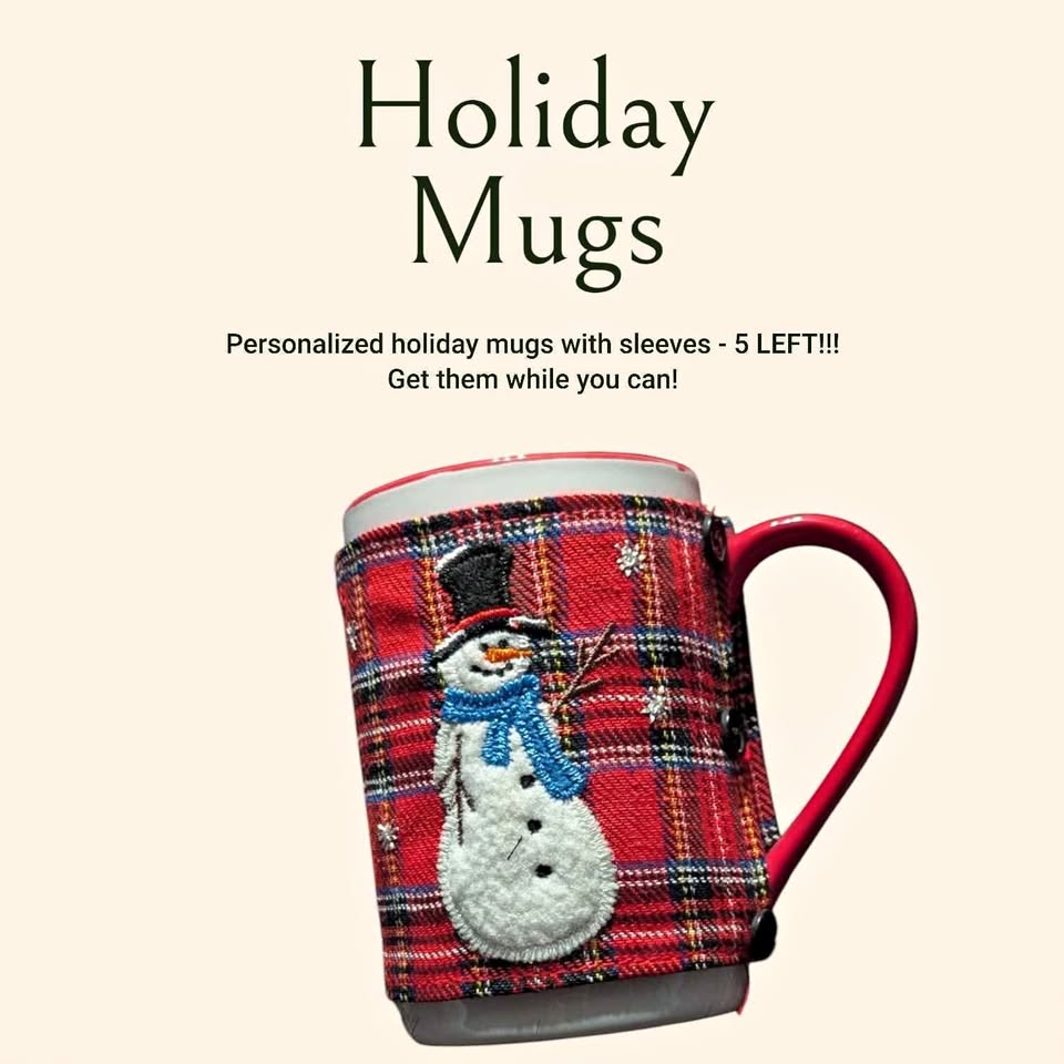 Personalized HOLIDAY MUGS!!!
