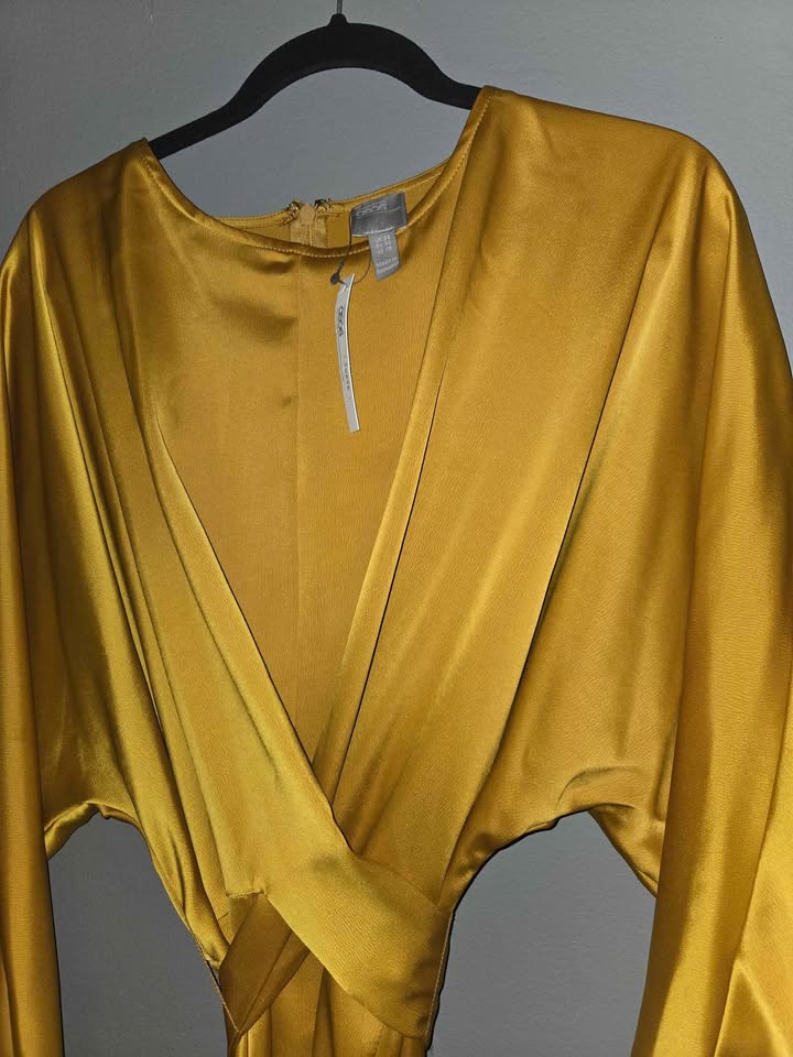 ASOS Batwing Mustard Dress - photo 4