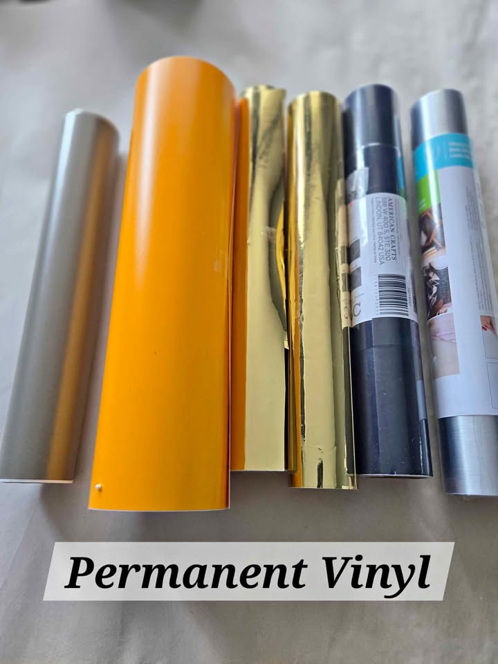 $30 Cricut Iron On/Permanent Vinyl rolls and pieces