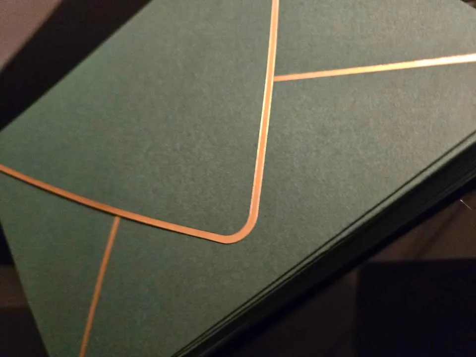 30 Green Envelopes with Gold trim image indicator(3)