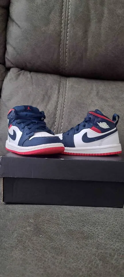 Boys Retro 1 USA red/white/blue thumbnail