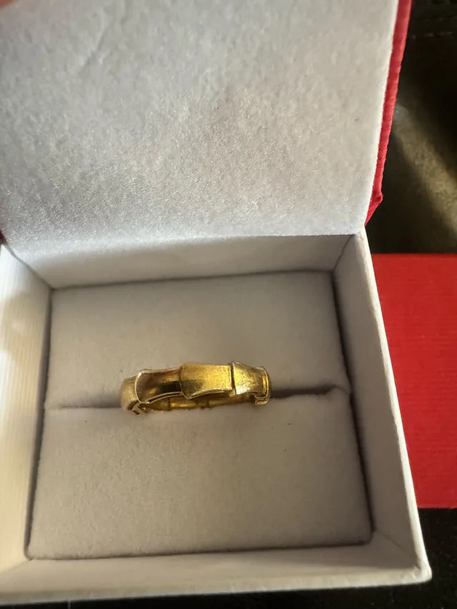 18K Real Gold Ring image indicator(2)