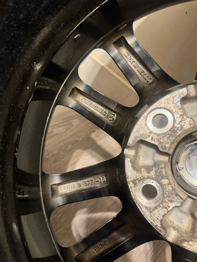 225 65/R17 OEM Dodge Rims with TPMS Included - photo 5