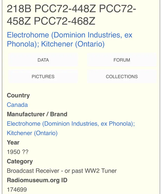 Electrohome Vintage Radio image indicator(3)