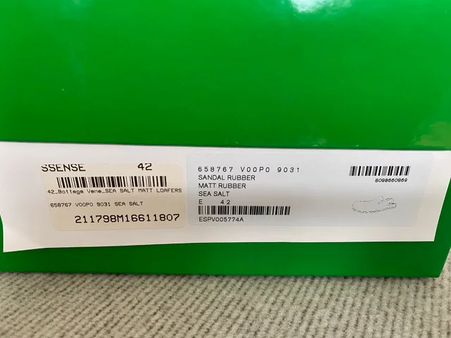 Bottega Veneta White Ribber Puddle Loafers Size 42 image indicator(3)