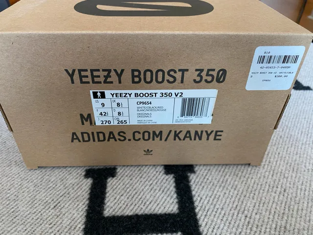 Adidas Yeezy Boost 350 V2 Zebra US 9 image indicator(2)