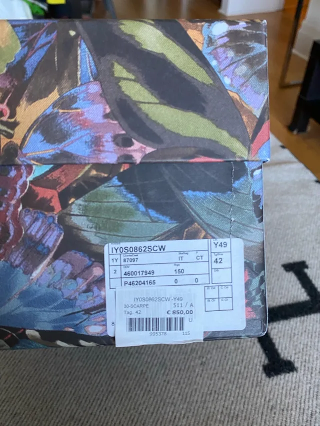 Valentino Camo Leather High Top Sneaker Size 42 image indicator(5)