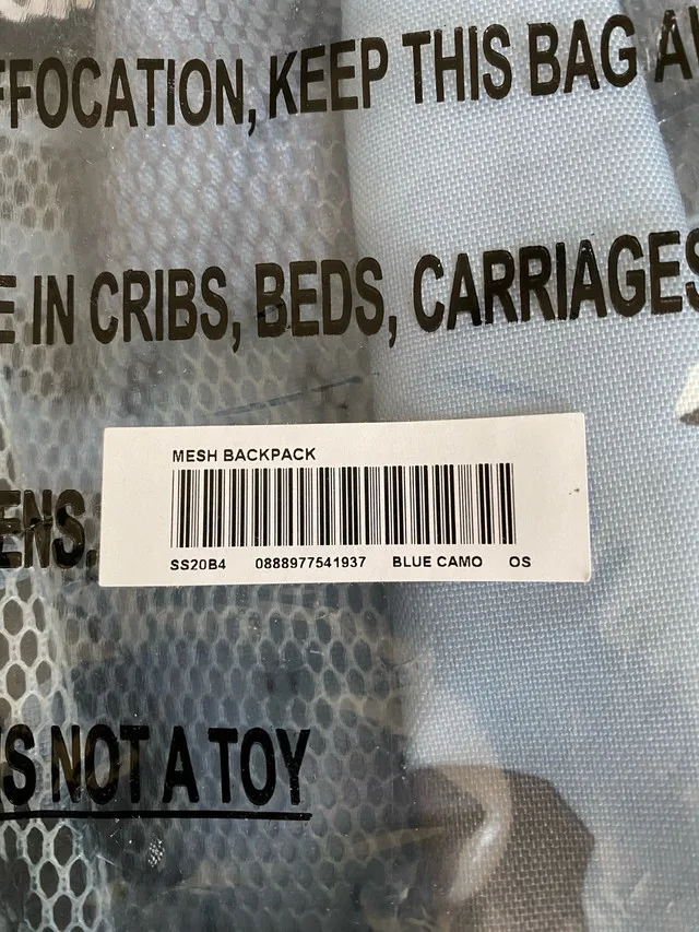 Supreme SS20 Blue Camo Backpack image indicator(3)