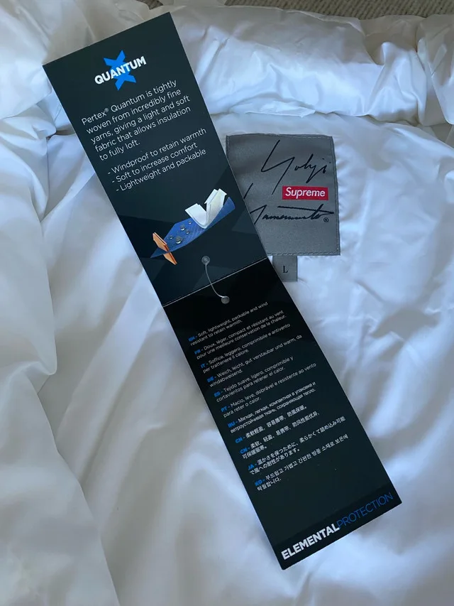 Supreme X Yohji Yamamoto Down Jacket Large image indicator(4)