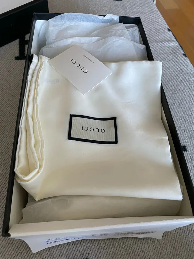 Gucci Black Web Horsebit Loafers Men’s US9 image indicator(2)