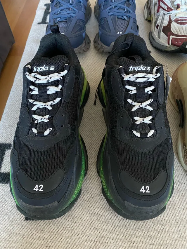 Balenciaga Triple S Clear Sole Sneaker Black image indicator(2)