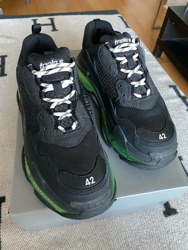 Balenciaga Triple S Clear Sole Sneaker Black image indicator(3)